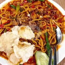 Mie Goreng Nyemek Mercon   Telor