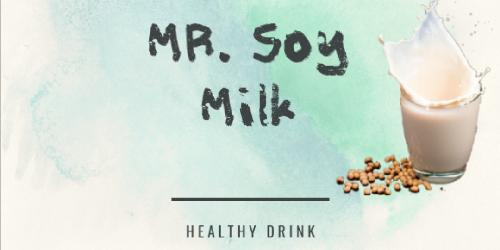 Susu Kedelai / Air Tahu Mr Soy Milk, Abubakar Lambogo