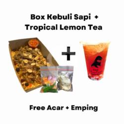 Box Kebuli Sapi   Tropical Lemon Tea