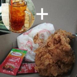 Paket Fried Chicken Plus  Lemon Tea