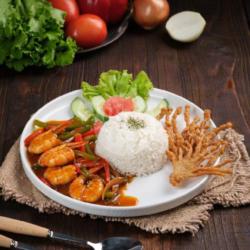 Shrimp/squid Rice Soute