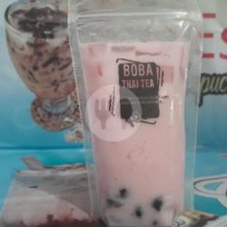 Boba Susu Jelly Varian Strawberry