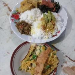 Nasi Telor Dadar Padang