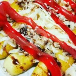 Pisang Bakar Stawberry Keju Susu