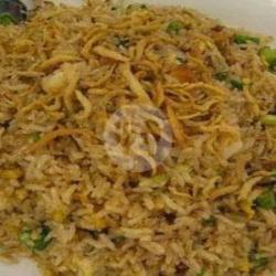 Nasi Goreng Ikan Teri Medan Cabe Ijo   Telor Dadar