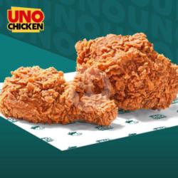 2 Pcs Uno Fried Chicken
