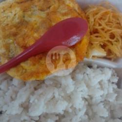 Nasi Rames Telur   Esteh