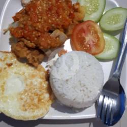 Nasi   Ayam Geprek   Telor