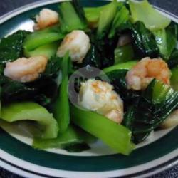 Udang Cah Sawi Ijo