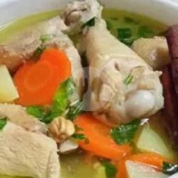 Sop Ayam Kampung Plus Nasi