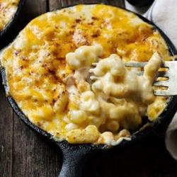 Macaroni Chicken Cheese Brulle