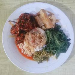 Nasi Belut Balado Komplit