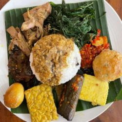 Nasi Vegetarian Paket Lengkap