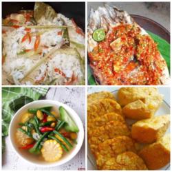 Nasi Liwet  Pecak Bandeng  Sayur Asem Tahu Tempe Sambel Pecak