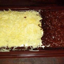 Brownis Kombinasi (coklat-keju)