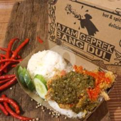 Nasi Ayam Geprek Merah Ijo Tidak Pedas