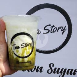 Greentea Boba Milk