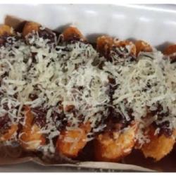 Pisang Goreng Coklat Keju Susu