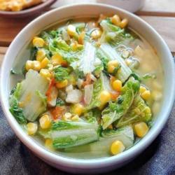 Tumis Sawi Putih   Jagung Manis