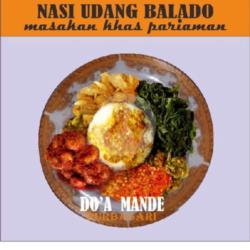 Nasi   Udang Balado Kentang.