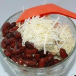 Sop Durian Kacang Merah Susu Putih Keju