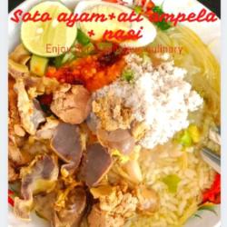 Soto Ayam   Ati Ampela   Nasi