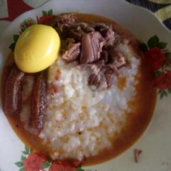 Bubur Gudeg Sambel Goreng Telur