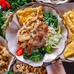 Sego Pecel Usus Crispy