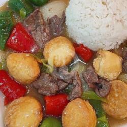 Nasi Sapo Tahu Sapi