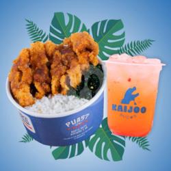 Paket Hemat Bowl Katsu Saus Teriyaki   Minuman Spesial Summer!