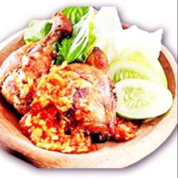 Ph 8 : Ayan Penyet Nasi   Es Sirup/nangka/limus/mangga/leci/sirsak