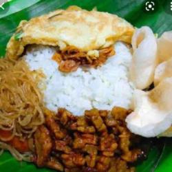 Nasi Uduk Dadar Telor/ceplok