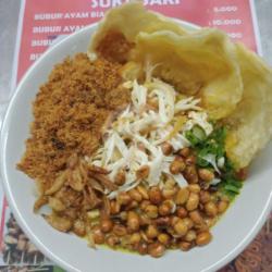 Bubur Ayam Abon Emping