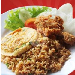 Nasi Goreng  Ayam Krispy  Telor