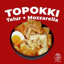 Topokki Special Telur   Keju Mozarella