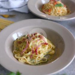 Beef Carbonara.