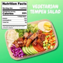 Vegetarian Tempeh Salad (284 Cals)