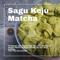 Sagu Keju Matcha