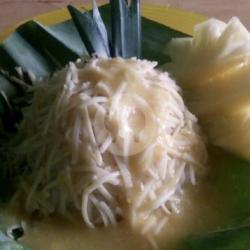 Ketan Susu Keju Kuah Nanas