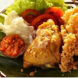 Ayam Kremes Tanpa Nasi Sambel Geprek