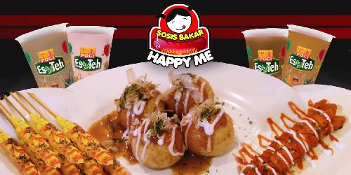 Happy Me - Takoyaki - Sosis Bakar dan Teh Poci, Malioboro Mall