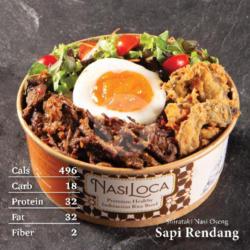 Shirataki Nasi Oseng Sapi Rendang (496 Cals)