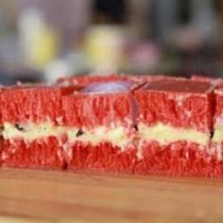 Redvelvet Keju Kacang Coklat