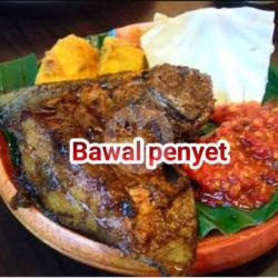 Bawal Penyet   Nasi