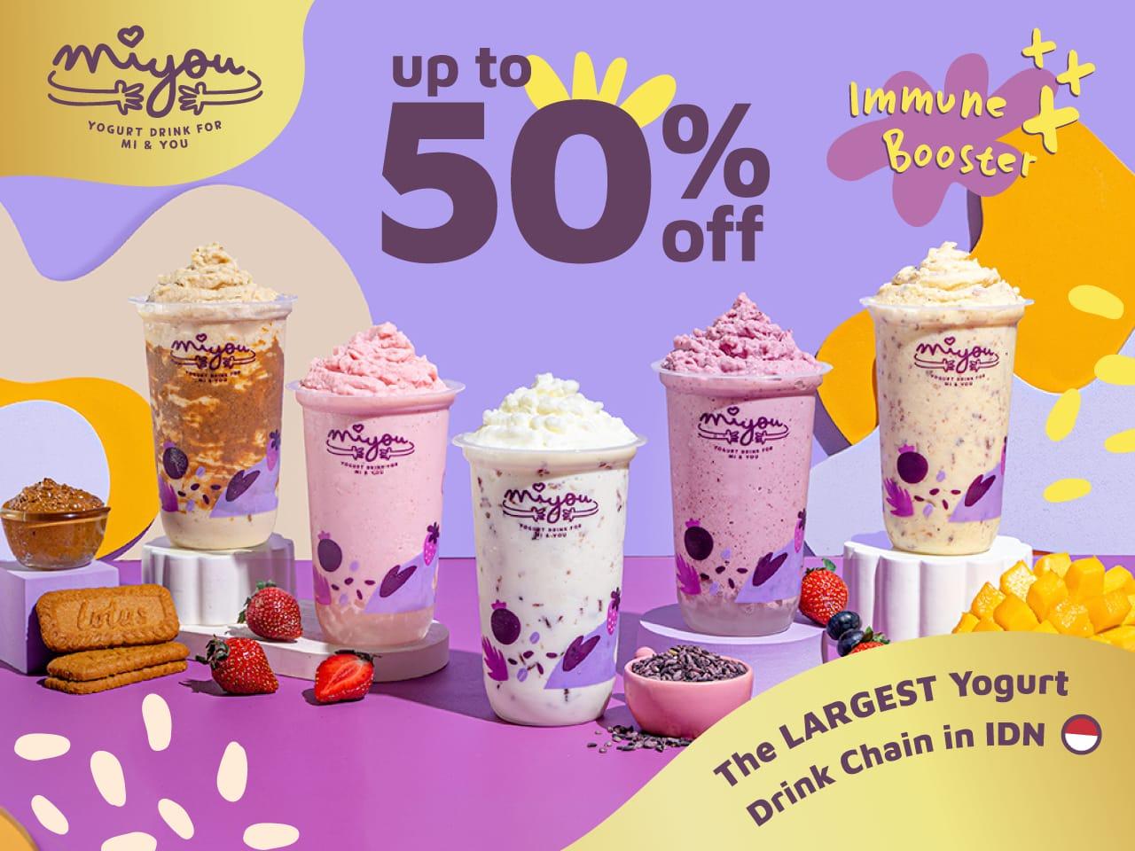 Miyou Rice Yogurt Drink, Sunter GoFood