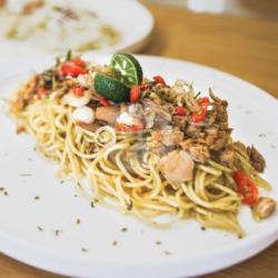 Spaghetti Tuna Sambal Matah