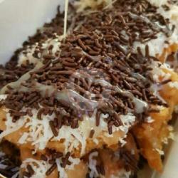 Pisang Crispy Coklat Keju