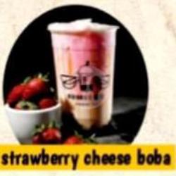 Strawberry Cheese Boba