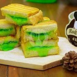 Roti Bakar Bandung Rasa Selai Pandan