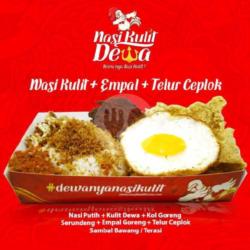 Nasi Kulit   Empal   Telur